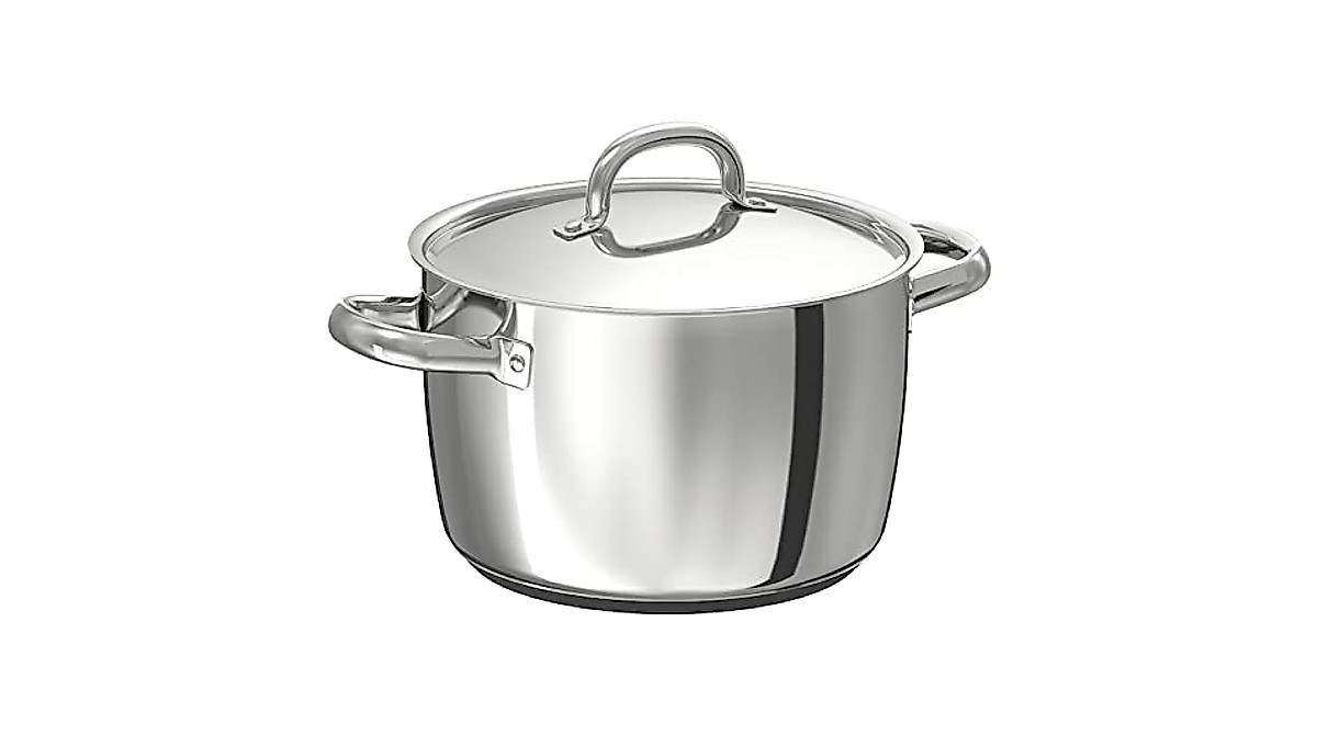 IKEA 5L Stainless Steel Pot with Lid for Every Hob