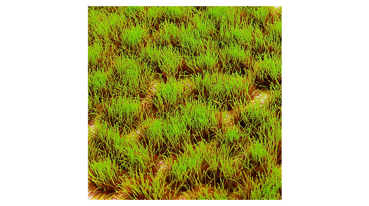 190 Pcs Static Grass Tufts for Model Railway & Diorama Scenery