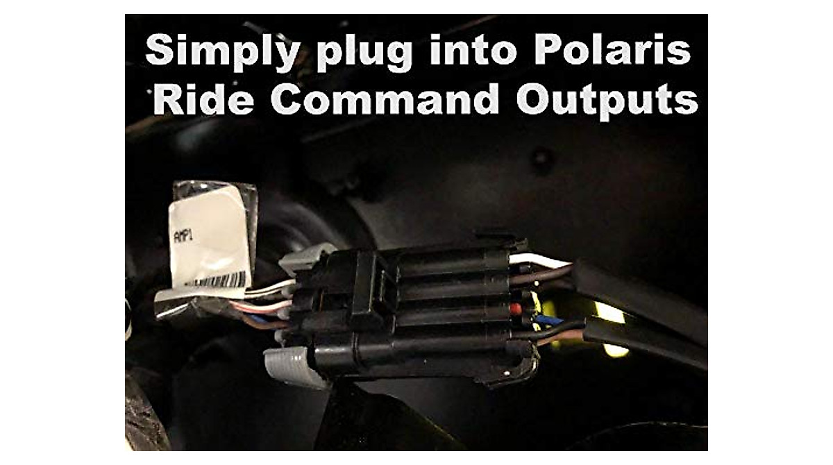 Polaris RZR Ride Command Amp RCA Harness - No Remote Wire