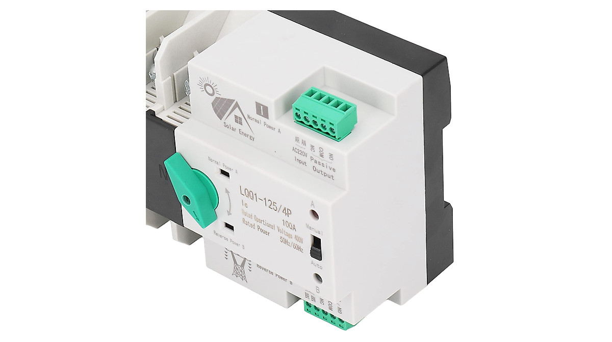 Dual Power Automatic Transfer Switch - 100A ATS Technology