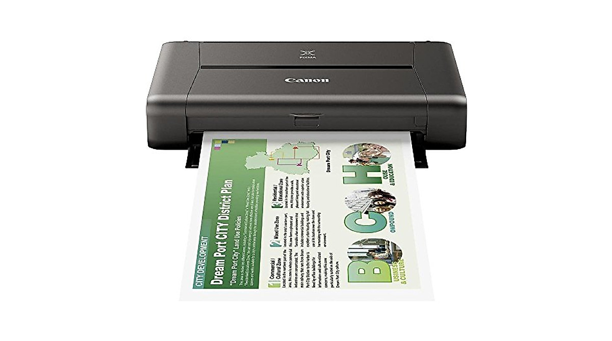 Canon PIXMA iP110 Portable Wi-Fi Photo Printer - High-Resolution Prints
