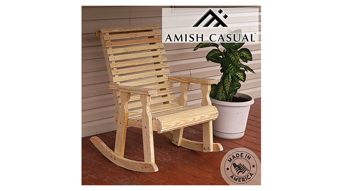 Amish Heavy Duty Rocking Chair - Comfortable & Durable