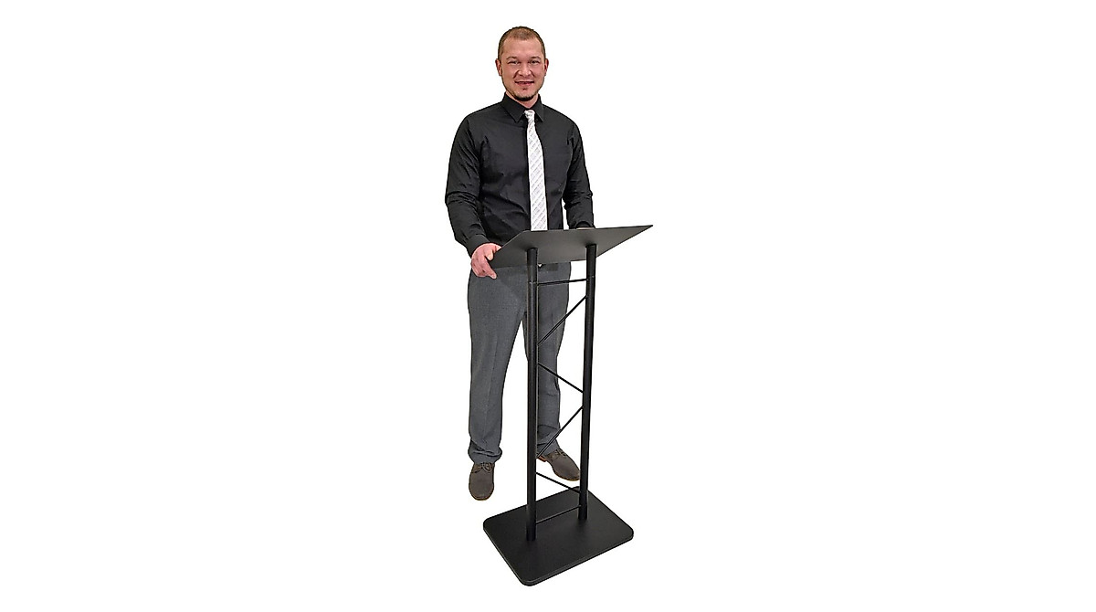Kingdom Large Portable Lectern for Presentations & Speeches