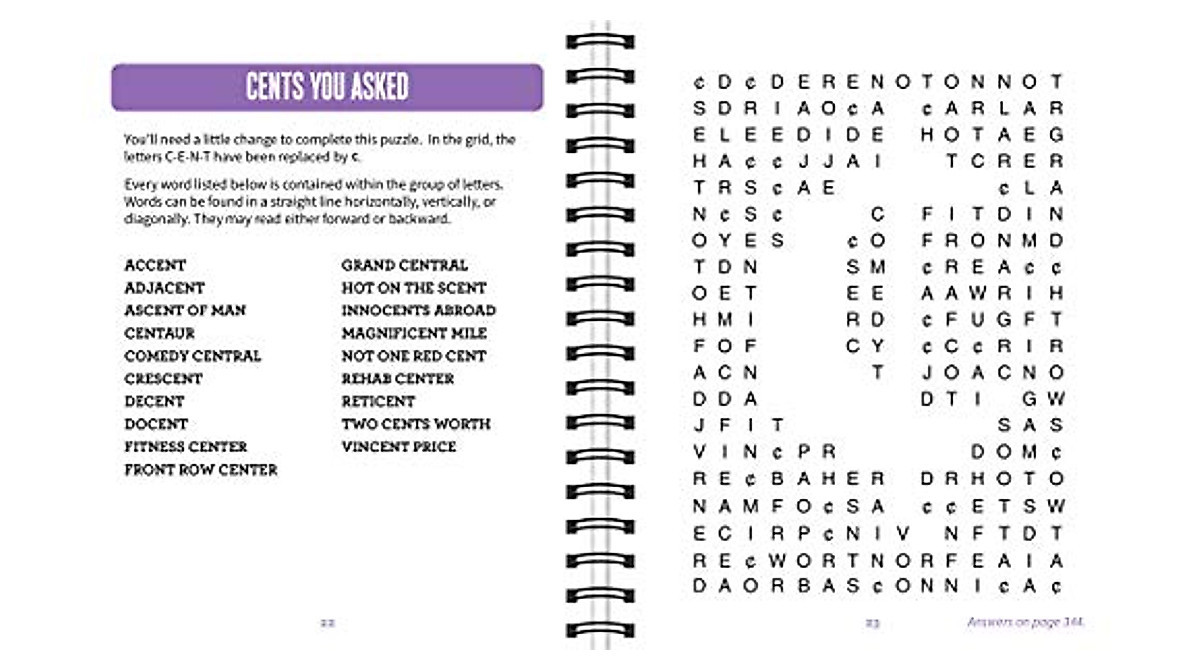 Brain Games 2-in-1: Large Print Word Search Puzzles