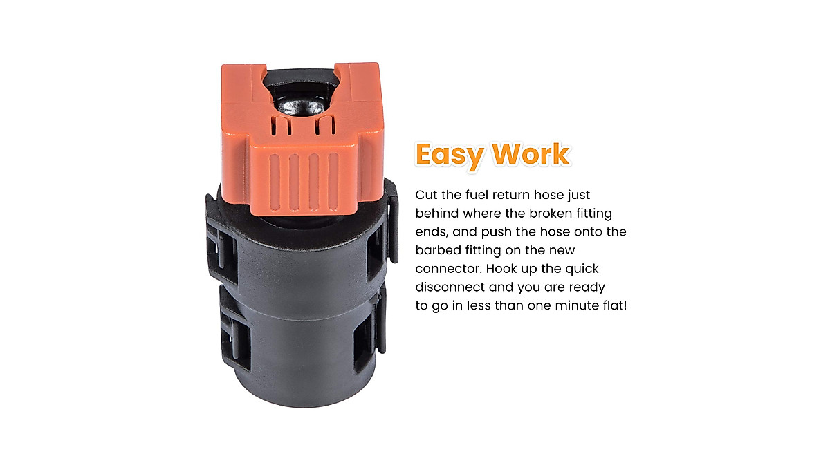 Fuel Return Line Connector for Ford 6.7L Powerstroke 2017-2020