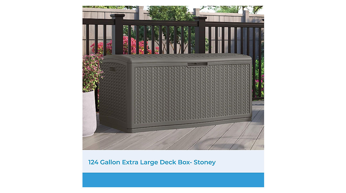 124 Gallon Deck Box