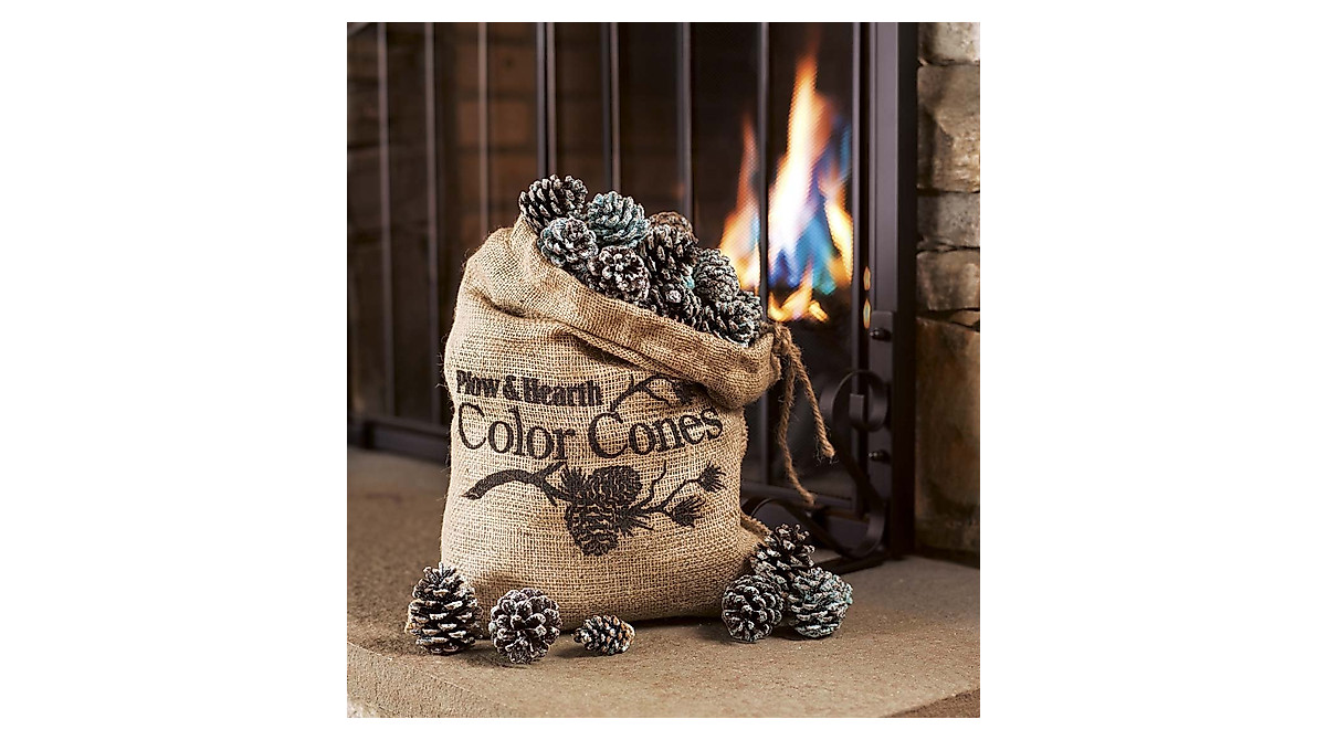 Color Changing Pine Cones for Vibrant Fires